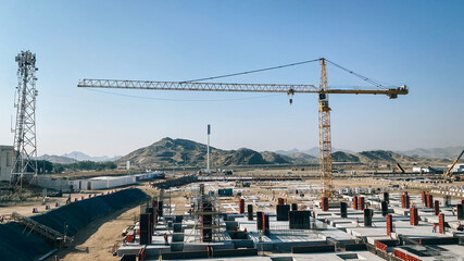 Construction of a Commercial Building in Mecca, Saudi Arabia.