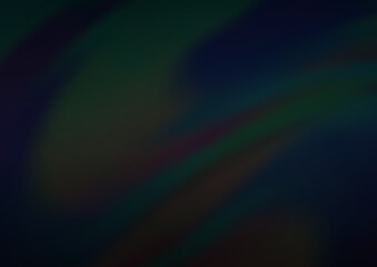 Dark Black vector abstract blurred background. Glitter abstract illustration with an elegant design. The template can be used for your brand book.