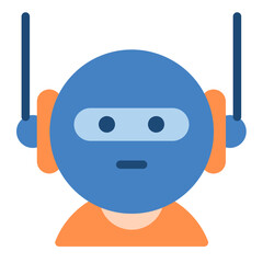 Robot Icon Design Vector