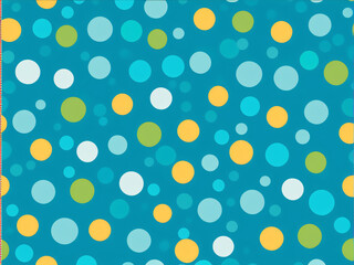 Circles Harmony Seamless Pattern in Vintage  - Retro Dot Texture for Wallpaper, Fabric, and Design