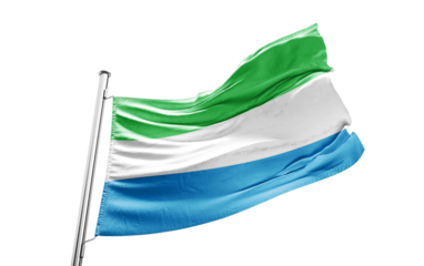 Sierra Leone Flag independence day banner poster template celebration