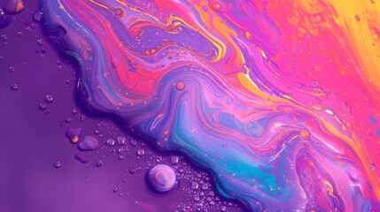 abstract Holi background, liquid colors.