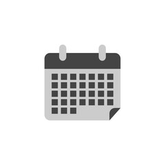 Calendar Icon. Calendar on the wall. Vector illustration flat design style.