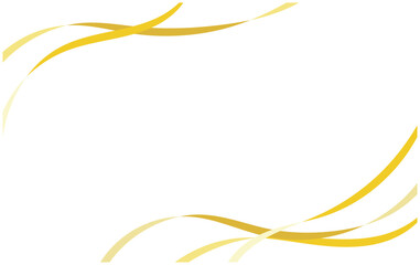 シンプルな流れるようなリボンのフレーム背景