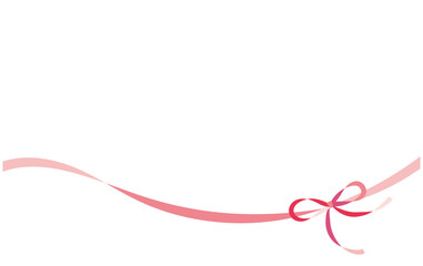 リボン飾りの背景フレーム