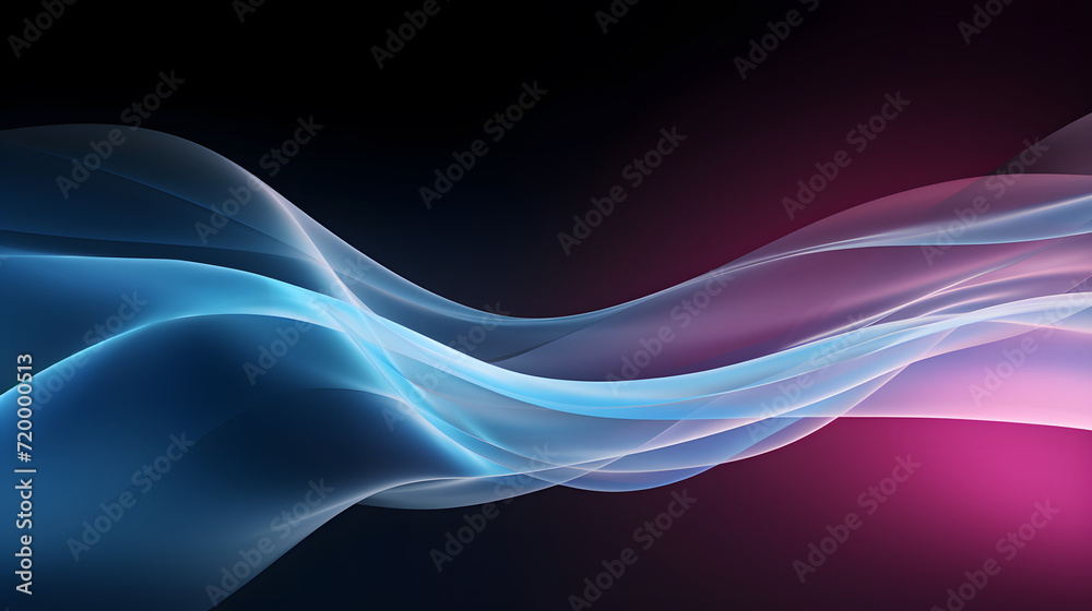 Poster abstract background with waves