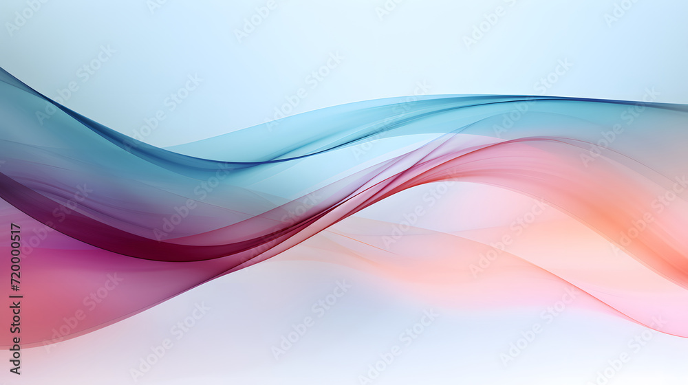 Poster abstract background with waves