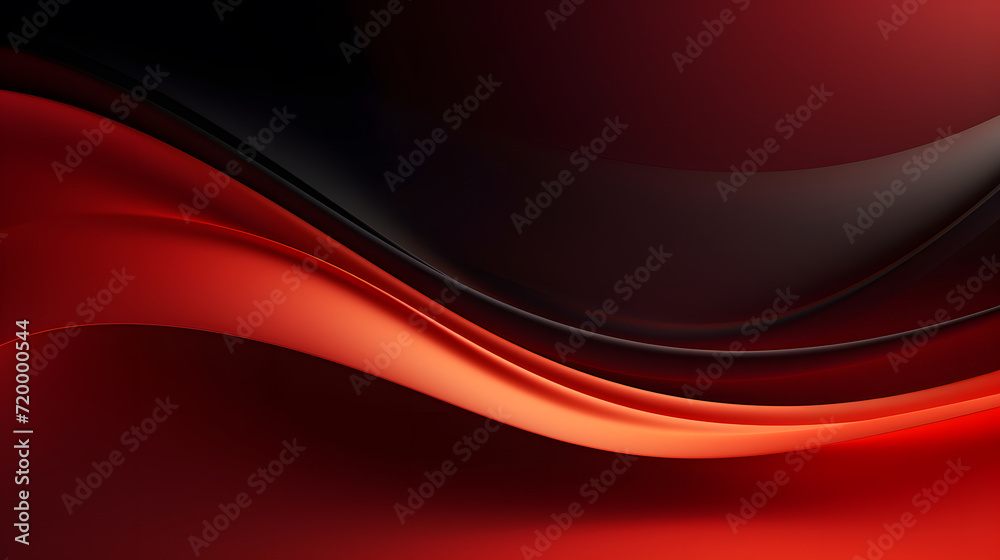 Poster abstract red wave background