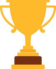 gold trophy cup, icon