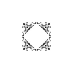 vector square Islamic ornament background