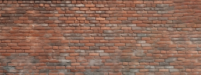 red brick texture banner with copy space