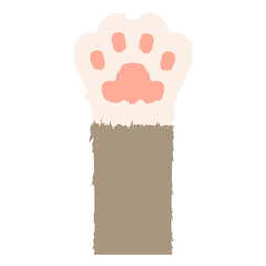 Cute Cat Paw Element