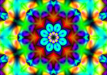 psychedelic background. bright colorful patterns. Abstract kaleidoscope  pattern. pattern for design.