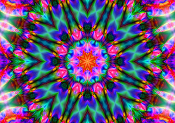 psychedelic background. bright colorful patterns. Abstract kaleidoscope  pattern. pattern for design.