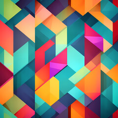 colourfull abstract geometric background or pattern