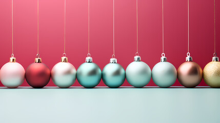 Luxurious shiny Christmas ball decoration, Christmas and New Year ornaments background