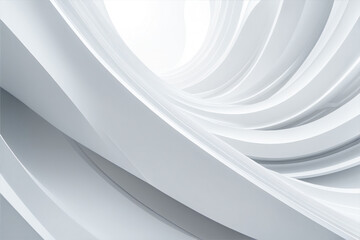 Abstract white futuristic background