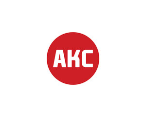AKC Logo design vector template