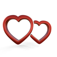 Gifts boxes Valentine's day.  heart shape. greeting card web poster  flyer.