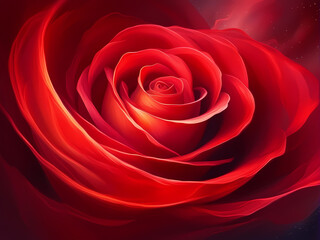 Red rose close up background.