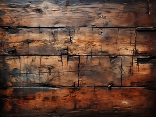 Naklejka premium Plank of rustic wood textured background