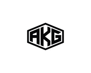 AKG Logo design vector template