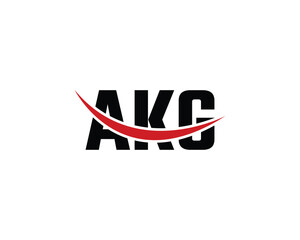 AKG Logo design vector template