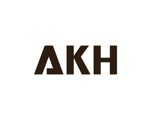 Deurstickers AKH Logo design vector template © xcoolee