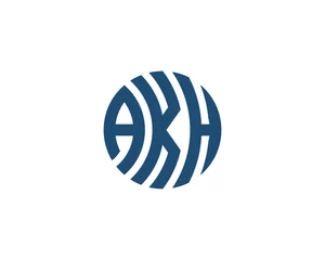 Deurstickers AKH Logo design vector template © xcoolee