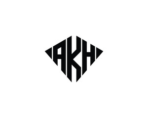 AKH Logo design vector template