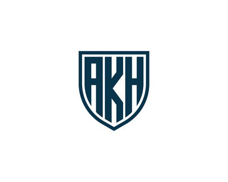 AKH Logo design vector template