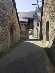 Fototapeta premium Villages de montagne dans les Alpes françaises