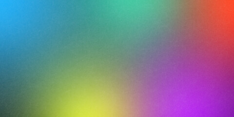 Abstract soft colorful gradient background with grainy texture