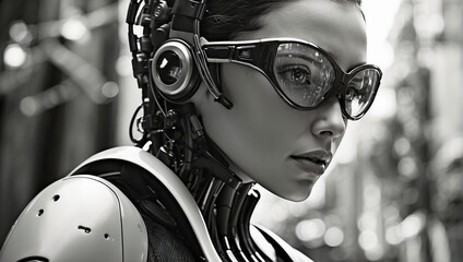 Fototapeta premium artificial intelligence in action