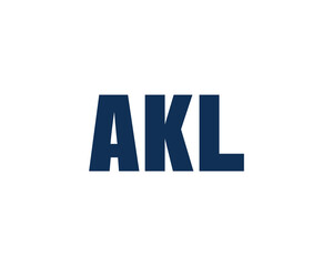 AKL logo design vector template
