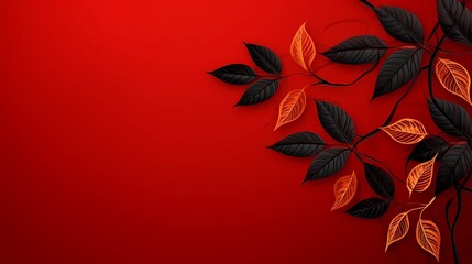 seamless background picture with leaf pattern, leaves, trees, tree branches