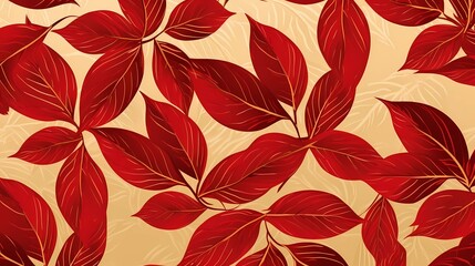 seamless background picture with leaf pattern, leaves, trees, tree branches
