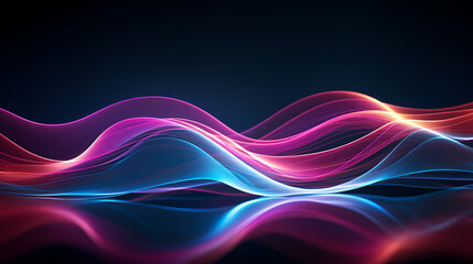 Fototapeta premium Digital technology particles abstract background, abstract analysis visualization