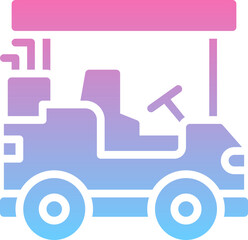 Golf drive icon