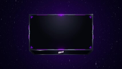 Gaming Animation Twitch Stream Overlay