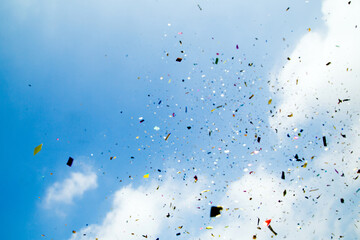 Uplifting award moments against a backdrop of the blue sky.