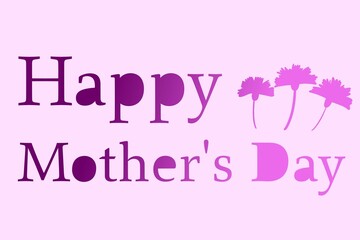 母の日のメッセージカード