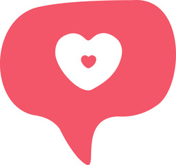 Love Language Bubble Speech