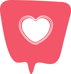 Love Language Bubble Speech
