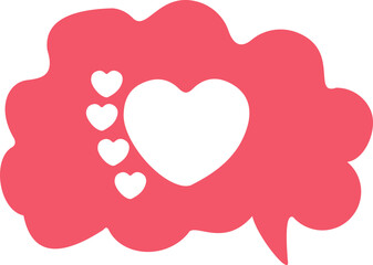 Love Language Bubble Speech