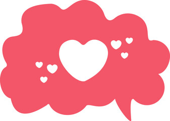 Love Language Bubble Speech