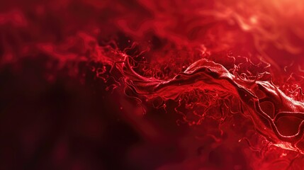 red blood cells veins arteries 3d abstract background