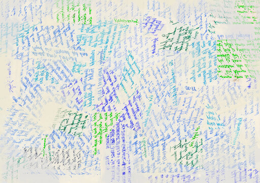 Collage of old unreadable hand written dairy parts. Meant as background