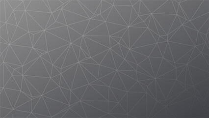 Abstract vector polygonal background. Gray gradient triangle pattern. Illustration for decoration, web design - 720040346