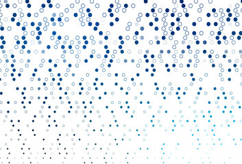 Light BLUE vector pattern with spheres.